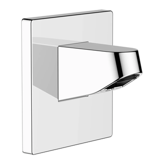 Настенный переходник для верхнего душа Ø 105 мм Hansgrohe Pulsify (цвет - хром) (24139000) фото 1 Aquada.com.ua