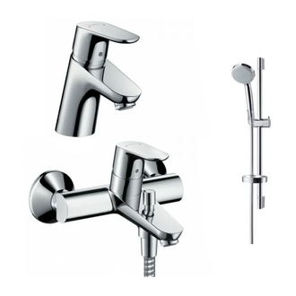 Набор смесителей для душа 3-в-1 Hansgrohe Focus (цвет - хром) (31794111) фото 1 Aquada.com.ua