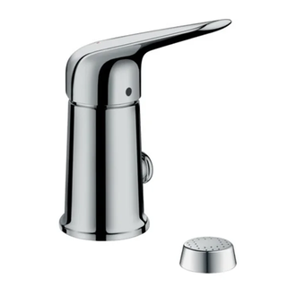 Набор для биде с вертикальной струей Hansgrohe Novus (цвет - хром) (71145000) фото 1 Aquada.com.ua