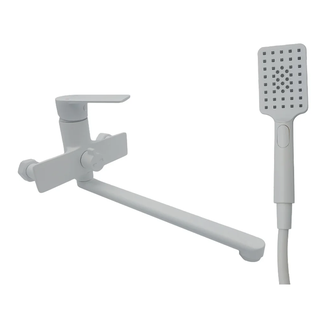 AIM DG01153 змішувач ванни, білий (DG01153) (DG01153 frosted white)