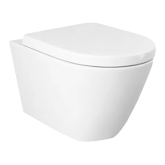 Унитаз подвесной Rimless (безободковый) Rak Ceramics Resort, белый глянец (RST23AWHA)