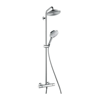 Душевая система с термостатом Hansgrohe Raindance S Showerpipe 240 1jet (цвет - хром) (27117000) фото 1 Aquada.com.ua