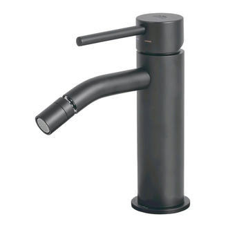 Змішувач для біде Paffoni Light з донним клапаном, Brushed Black Nickel (LIG135NKNSP)