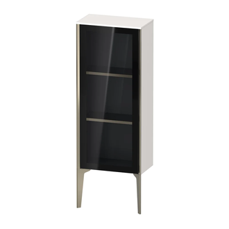 Шкафчик напольный со стеклянными дверцами Duravit XViu 40 x 24 х h113 см, белый глянцевый (XV1360LB122) фото 1 Aquada.com.ua