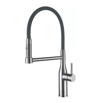 GAPPO G4398-55 змішувач кухні, сірий (G4398-55)