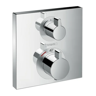 Термостат для душа Hansgrohe Ecostat Square (цвет - хром) (15712000) фото 1 Aquada.com.ua
