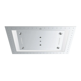 Верхній душ Rainshower F-Series 40 AquaSymphony з 6 + режимами струменя Grohe F-digital Deluxe (26373001)