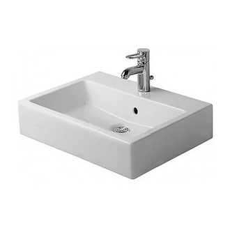 Раковина накладная на столешницу Duravit Vero 59,5х46,5 см (0452600000) фото 1 Aquada.com.ua