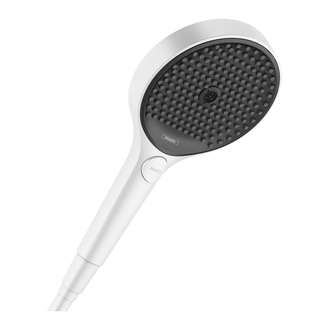 Лейка для душа Hansgrohe Rainfinity EcoSmart (цвет - белый матовый/чёрный), 3 вида струи (26865700) фото 1 Aquada.com.ua