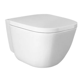 Унитаз подвесной Rimless (безободковый) Rak Ceramics One, белый глянец (EL13AWHA)