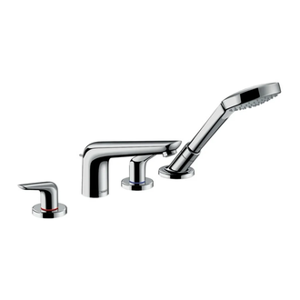Смеситель на борт ванны Hansgrohe Novus (цвет - хром) (71333000) фото 1 Aquada.com.ua