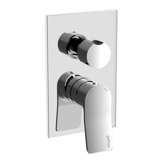 Смеситель для душа на 2 потребителя Paffoni Tilt (цвет - хром), в комплекте со скрытой частью (TI018CR)