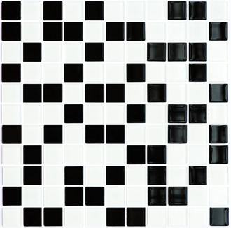 Мозаїка GM 4001 С2 Black-White 300x300x4 Котто Кераміка (GM 425001)