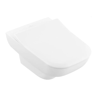 VILLEROY & BOCH JOYCE DirectFlush унитаз подвесной 37*56см, 5607R0XX с сидением Slimseat с функцией QuickRelease и SoftClosing (5607HR01) фото 1 Aquada.com.ua