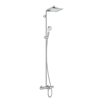 HANSGROHE Душевая система для ванны Crometta E 240 1jet Showerpipe (27298000) фото 1 Aquada.com.ua