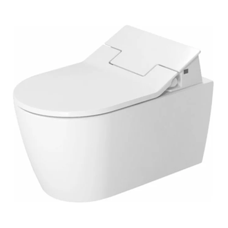 Унитаз-биде Rimless (безободковый) Duravit Me by Starck с сиденьем SensoWash® Slim (2529590000+611000002000300) фото 1 Aquada.com.ua