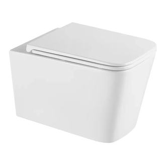 MIXXUS PREMIUM Quadro-0302-R Унитаз подвесной, белый (MP6454)