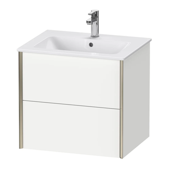 Тумба подвесная под раковину Duravit XViu 61 x 48 см, белый матовый (XV41250B118) фото 1 Aquada.com.ua