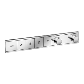 Термостат для скрытого монтажа на 4 потребителя Hansgrohe RainSelect (цвет - хром) (15382000) фото 1 Aquada.com.ua