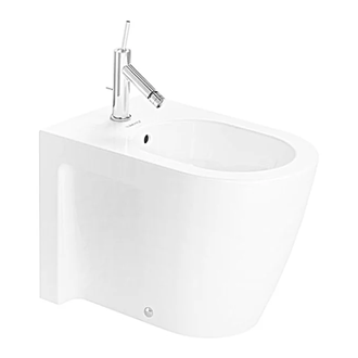 Биде напольное Duravit Starck2 57х37 см, цвет белый (2255100000) фото 1 Aquada.com.ua