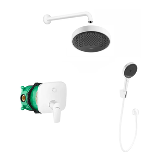 Душова система прихованого монтажу Hansgrohe Rainfinity / Talis E (колір - білий матовий) 26228671745WH