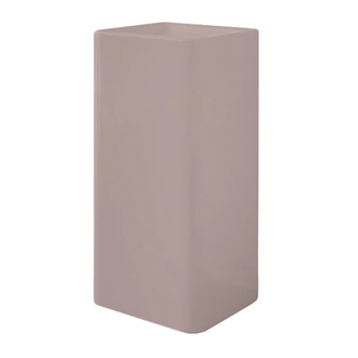 Nic-Design Умивальник окремо стоячий Nic Design Semplice 40х40х85 см без переливу, злив у підлогу, Cipria матовий (001373060)