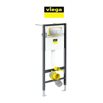 Инсталляция для унитаза Viega Prevista Dry с кнопкой Life 5 хром (771973 + 773717) фото 1 Aquada.com.ua