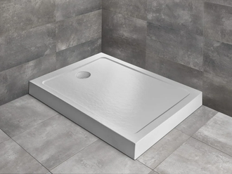 Душовий піддон Doros F Compact Stone White 120x80 см, RADAWAY (SDRFP1280-05-04S)