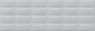 OPOCZNO Плитка стінова Grey Pillow GLOSSY STR 25x75 код 1011 Опочно (TWZZ1039271687)