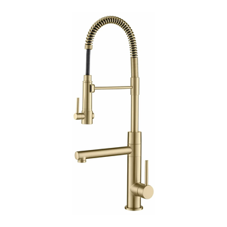 Kraus Artec Pro Змішувач кухонний, золотистий матовий (KPF-1603BG)