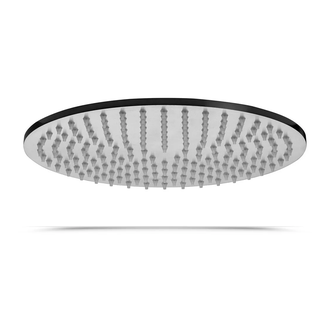 Верхний душ Paffoni Stell “Tondo” Ø 230 х h6 мм (цвет - сталь) (ZSOF112AC) фото 1 Aquada.com.ua