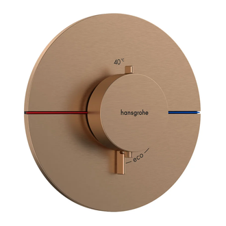 Термостат на 1 потребитель Hansgrohe ShowerSelect Comfort S (цвет - шлифованная бронза) 15559140