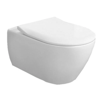 VILLEROY & BOCH SUBWAY 2.0 унитаз подвесной, с вертикальным смывом DirectFlush, с сиденьем Slimseat с функцией QuickRelease и SoftClosing (5614R201) фото 1 Aquada.com.ua