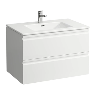 Тумба с умывальником 80 см Laufen Pro S, белый глянцевый (H8619634751041) фото 1 Aquada.com.ua