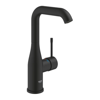 Grohe Essence New Смеситель для умывальника, черный матовый (24177KF1)