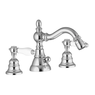 Fima Carlo Herend Змішувач для біде на 3 отвори, хром (F5402CR)