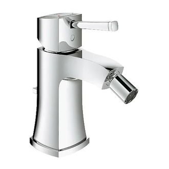 Смеситель однорычажный для биде Grohe Grandera (цвет - хром), с донным клапаном (23315000) фото 1 Aquada.com.ua