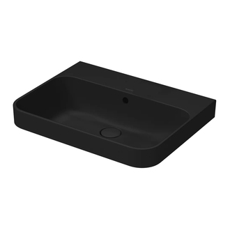 Раковина накладная на столешницу Duravit Happy D.2 Plus 60 х 46 см, антрацит матовый (2360601360) фото 1 Aquada.com.ua