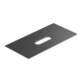 Столешница керамическая 100 x 50 см Catalano Horizon, Satin black (1PC10050NS) фото 1 Aquada.com.ua