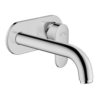 Смеситель для раковины настенный Hansgrohe Vernis Blend (цвет - хром), излив 205 мм (71576000) фото 1 Aquada.com.ua