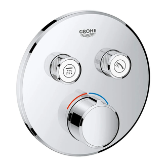Смеситель для ванны/душа на 2 выхода Grohe SmartControl (цвет - хром) (29145000) фото 3 Aquada.com.ua
