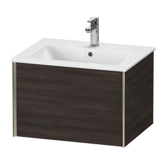 Тумба подвесная под раковину Duravit XViu 61 x 48 см, каштан тёмный (XV40250B153) фото 1 Aquada.com.ua