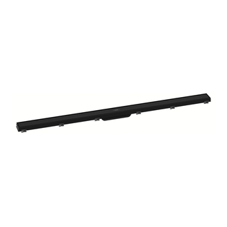 Трап для душа 120 см Hansgrohe RainDrain Match, чёрный матовый (56042670) фото 1 Aquada.com.ua