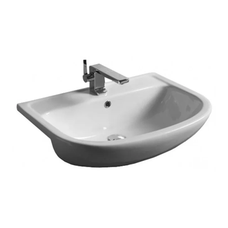 Раковина полувстраиваемая Simas Top 670 х460 мм (S57) фото 1 Aquada.com.ua