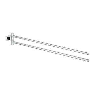 Рушникотримувач Grohe Essentials Сube подвійний 439 мм, хром (40624001)