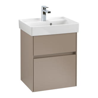 Тумба под умывальник 46 см Villeroy & Boch Collaro (Truffle Grey) (C00600VG) фото 1 Aquada.com.ua