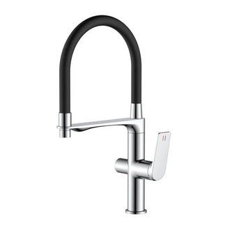 Mixxus Premium Derby 021 Змішувач для кухні, чорний (MI6600)