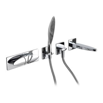 Змішувач вбудований для ванни Fima Carlo Eclipse (F3909X2CR)