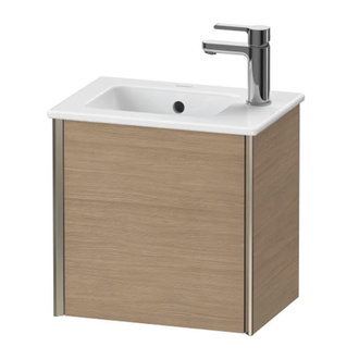 Тумба подвесная под раковину Duravit XViu 41 x 29 см, дуб европейский (XV4024LB152) фото 1 Aquada.com.ua