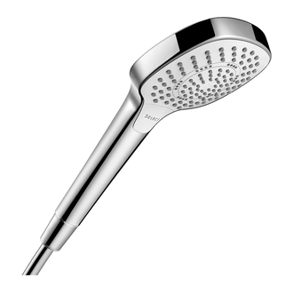 Лейка для душа Hansgrohe Croma Select E Multi (цвет - хром/белый), 3 типа струи (26810400) фото 1 Aquada.com.ua